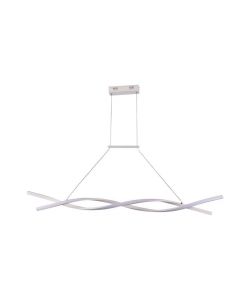 V-TAC Lampadario LED a Sospensione 30W in Metallo dal Design Moderno 120*100cm Colore Bianco 4000K
