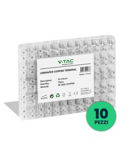 V-TAC Morsettiera 12 Connettori per Cavo Elettrico 3A 2.5mm 10pz