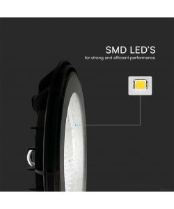 V-TAC Campana LED SMD Industriale 200W UFO Colore Nero 110 4000K IP65