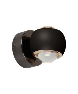 V-TAC Lampada LED Da Muro 10W con Doppio Fascio Luminoso Colore Nero 3000K