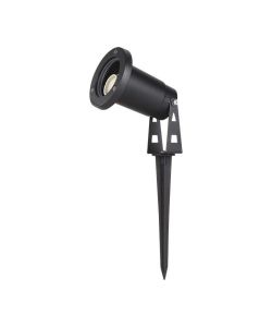 V-TAC Picchetto in Alluminio con Portalampada GU10 Orientabile 88*75*245mm Colore Nero IP65