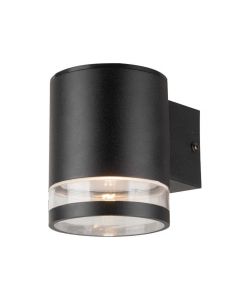 V-TAC Lampada LED da Giardino Cilindrica con Pannello Solare 1W Nero 3000K IP54