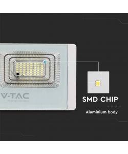 V-TAC Faro LED con Telecomando e Pannello Solare 35W Batteria LFP Colore Bianco 4000K IP65