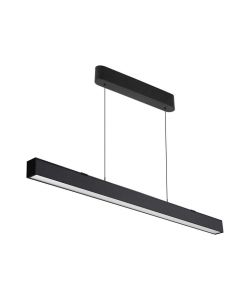 V-TAC Plafoniera LED Chip Samsung a Sospensione 40W Lineare Colore Nero 120cm 3in1