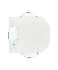 V-TAC Applique LED da Muro 4W con 4 Fasci Luminosi Corpo Bianco 3000K IP54