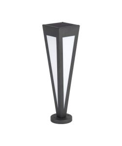 V-TAC Piantana Solare LED da Giardino 2W 635cm con Telecomando Colore  Nero 3000K IP65