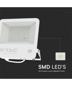 V-TAC Faro LED SMD Chip Samsung 100W Cavo 1m Colore Bianco 6400K IP65