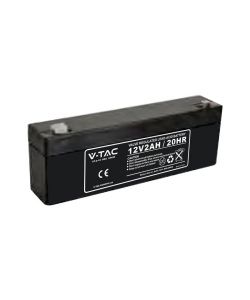 V-TAC Batteria al Piombo 12V 2Ah per Allarmi, Videosorveglianza, UPS Terminali T1 178*36*61mm