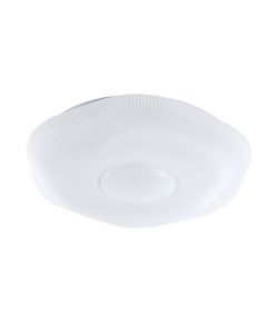 V-TAC Plafoniera LED 60W Rotonda Telecomando CCT 3in1 Bianco D500mm Dimmerabile Zigrinata