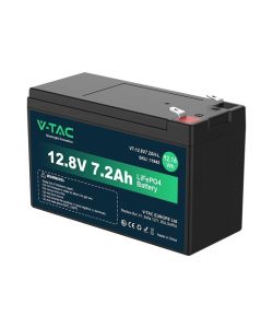 V-TAC Batteria al Litio 12.8V 7.2Ah T2 Allarmi, Videosorveglianza, UPS 150*63*93mm IP55