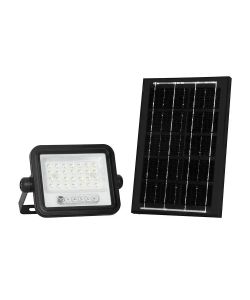 V-TAC Faro LED 200W con Pannello Solare Nero 2000-8000K 1700LM