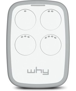 WHY EVO Telecomando multifrequenza 4 pulsanti Bianco Magnolia 10-30m