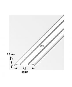 Alfer Profilo Raccordo - Alluminio Anodizzato - Argento - 1 m