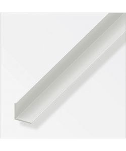 Alfer Aluminium Profilo Angolare Alluminio Bianco 10x10mm 1m