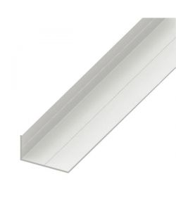 Alfer - Angolare in PVC Bianco 23,5x43,5 mm Lunghezza 1 m