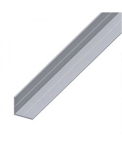 ALFER Angolare Alluminio Naturale 7,5x1 mm Lunghezza 1 m Profilo Lati Uguali