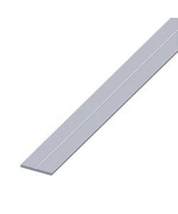 ALFER Barra Piatta Alluminio Naturale 15,5x2mm Lunghezza 1m