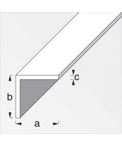 Alfer Profilo Angolare 25x25x3 mm Acciaio Laminato a Caldo 1 m Grigio