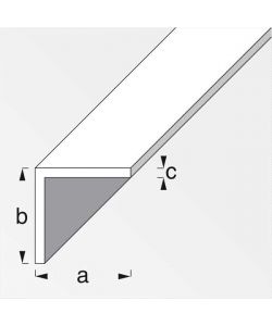 ALFER Profilo Angolare Acciaio Zincato 15,5x15,5 mm Lunghezza 1 m