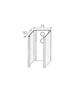 Knauf Montante C75/50 Acciaio Zincato 75x50 mm Lunghezza 3 metri