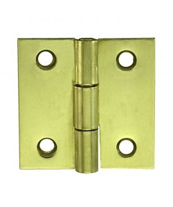 Cerniera quadra zincata gialla 60x60 mm in acciaio