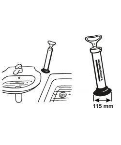 Masidef Sturalavelli a Pompa con Ventosa - D. 115 mm x h 350 mm
