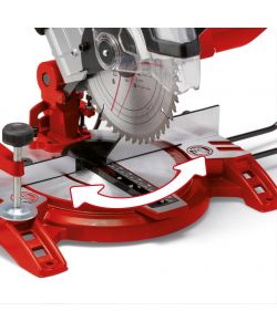 Einhell Troncatrice per Legno - Lama TCT Ø 210 mm, 1600 W, Taglio Preciso