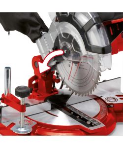 Einhell Troncatrice per Legno - Lama TCT Ø 210 mm, 1600 W, Taglio Preciso