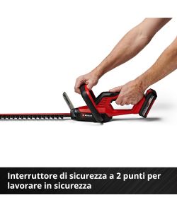 Einhell Tagliasiepi a batteria GC-CH 18V con lama 40 cm Li Solo