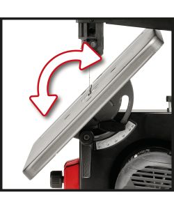 Einhell Sega a nastro TC-SB 200/1 250W Rosso con tavolo inclinabile