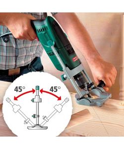 Wolfcraft Guida Mobile Orientabile per Trapano - Robusta e Sicura