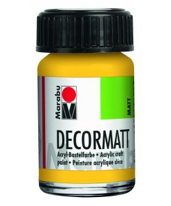 Vernice acrilica Decormatt Acryl 15 ml giallo medio
