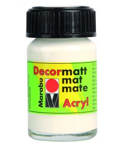 Decormatt Acryl Marabu 15 ml Bianco