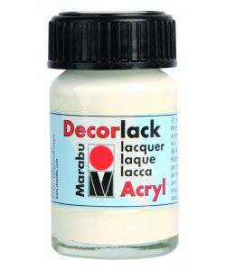 Decorlack Acryl Marabu 15 ml Bianco