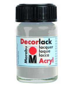 Decorlack Acryl Marabu 15 ml Argento
