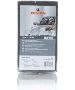 Nigrin Spugna Universale Nero 20x11 cm Lavabile e Assorbente