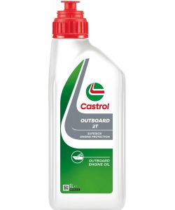 Castrol Olio Motore Outboard 2T 1L Minerale per Imbarcazioni 2-Stroke