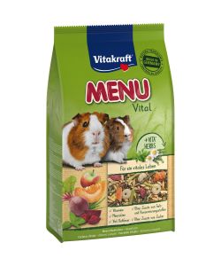 Vitakraft Menu Vital Porcellini d'India 1 kg - Alimento Completo Naturale