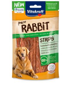 Vitakraft Strisce di carne di coniglio snack per cani 80 g arancione