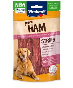 Vitakraft Strisce di Prosciutto Snack Cani 80g Senza Zuccheri Aggiunti
