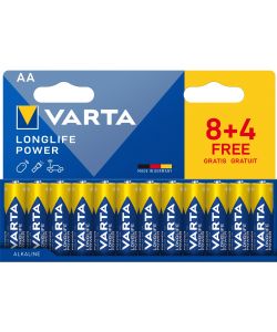 Varta Batterie AA Longlife Power Pack 12 - Alcaline 1,5V