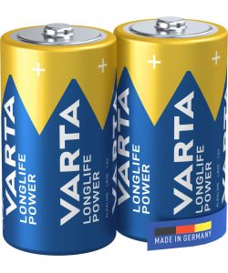 Varta Longlife Power Batterie C Mezza Torcia 1,5V - 2 pz