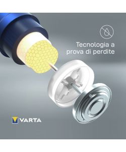 Varta Pile D Torcia Longlife Power Batterie Alcaline 1,5V - 2 pz
