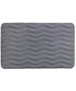 Tappetino da bagno Waves 50x80 cm Grigio Chiaro