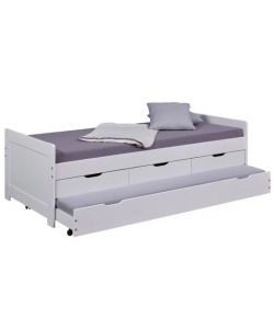 Letto Singolo Desert Rain Bianco 205 x 98 x 63 cm