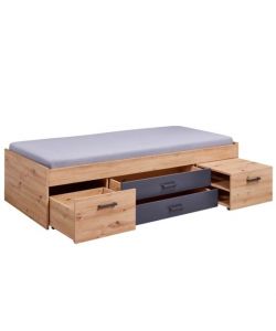 Letto 1 Piazza e 1/2 Liora 203,6 x 94,2 x 48,3 cm