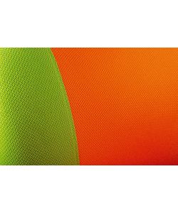 Polteoncina studio morbido PU arancio 58x56x92-102