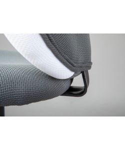 Poltroncina Morbido Pu grigio nero 5