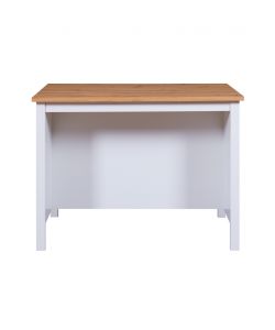 Tavolo Julina 124 x 75 x 91,5 cm Bianco e Quercia