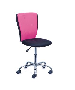 Sedia Ufficio 41 X 51 X 86/98 H Cm Rosa E Nero